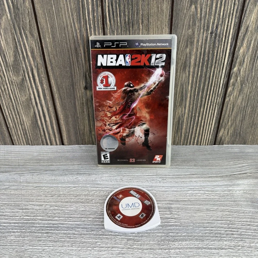 NBA 2K12 (Sony PSP PlayStation game) Michael Jordan 2K Sports No Manual
